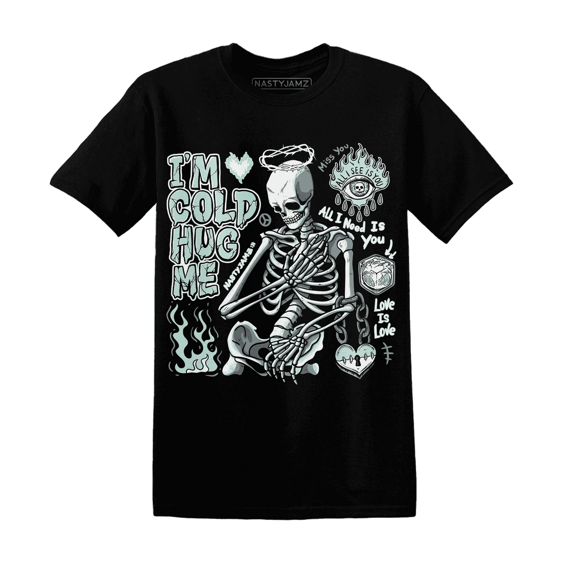 AF-1-Low-Jade-Ice-White-NastyJamz-T-Shirt-Match-Im-Cold-Hug-Me
