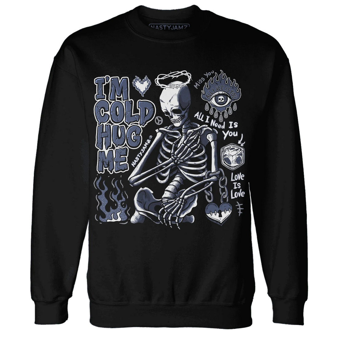 Low-Diffused-Blue-11s-NastyJamz-Sweatshirt-Match-Im-Cold-Hug-Me