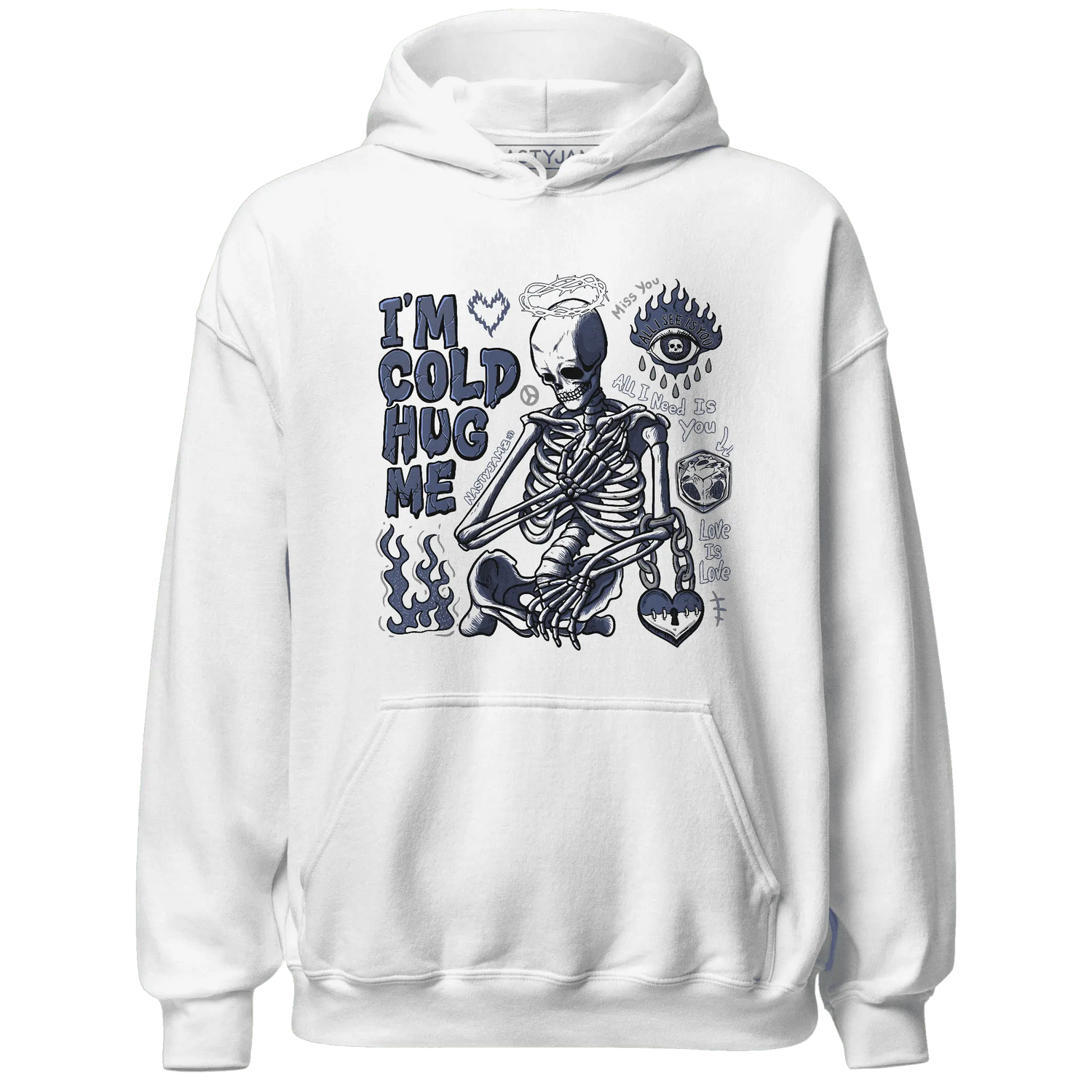 Low-Diffused-Blue-11s-NastyJamz-Hoodie-Match-Im-Cold-Hug-Me