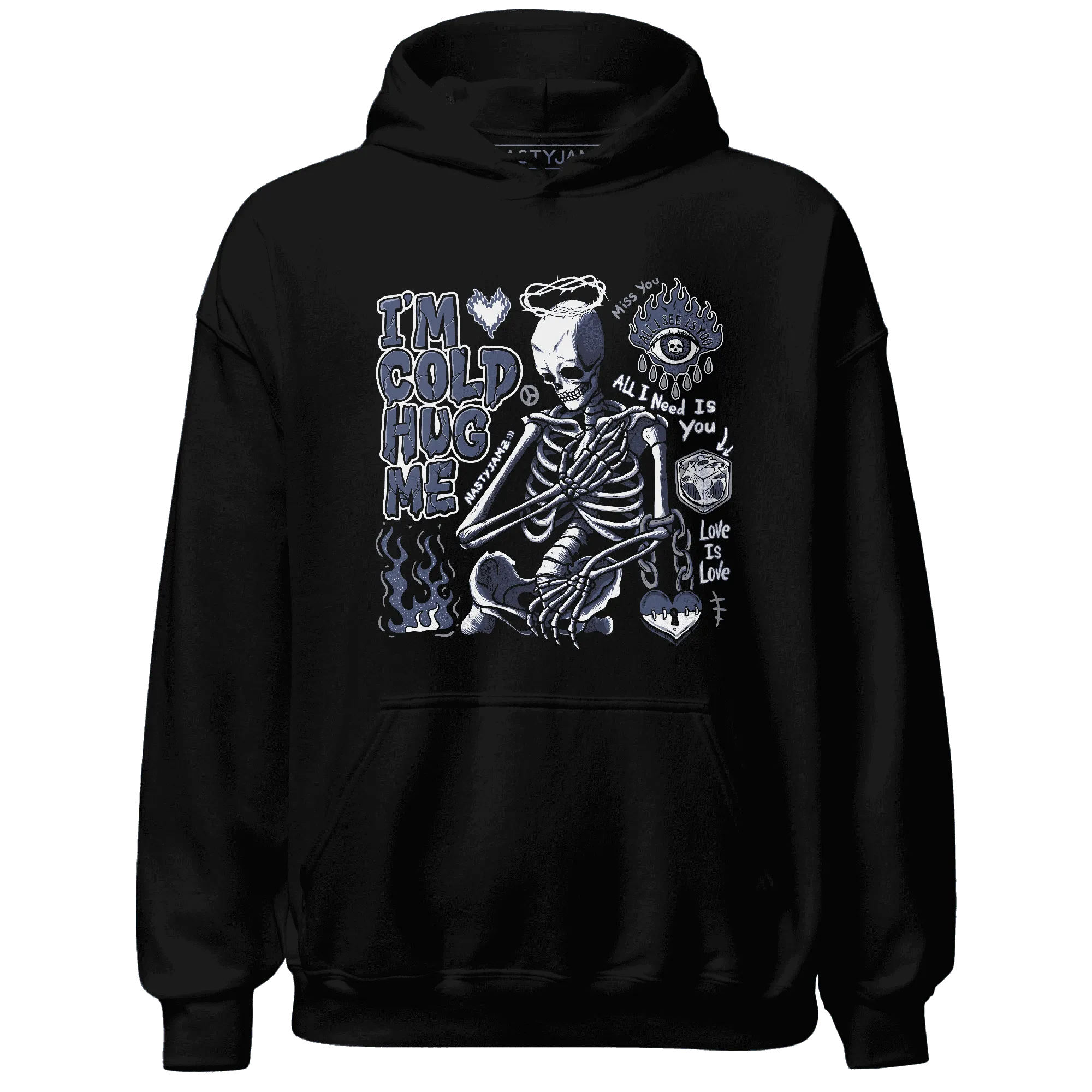 Low-Diffused-Blue-11s-NastyJamz-Hoodie-Match-Im-Cold-Hug-Me