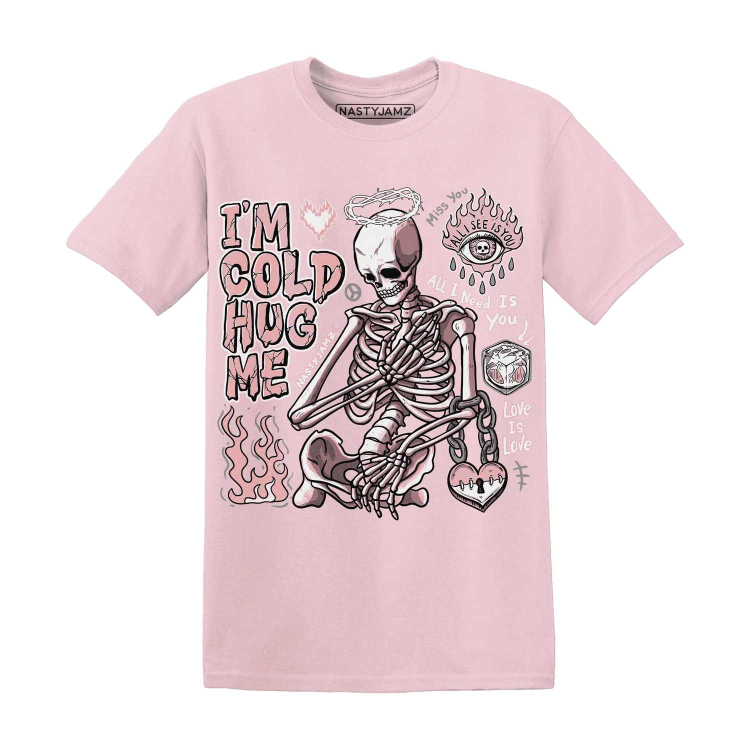 Low-Legend-Pink-11s-NastyJamz-T-Shirt-Match-Im-Cold-Hug-Me