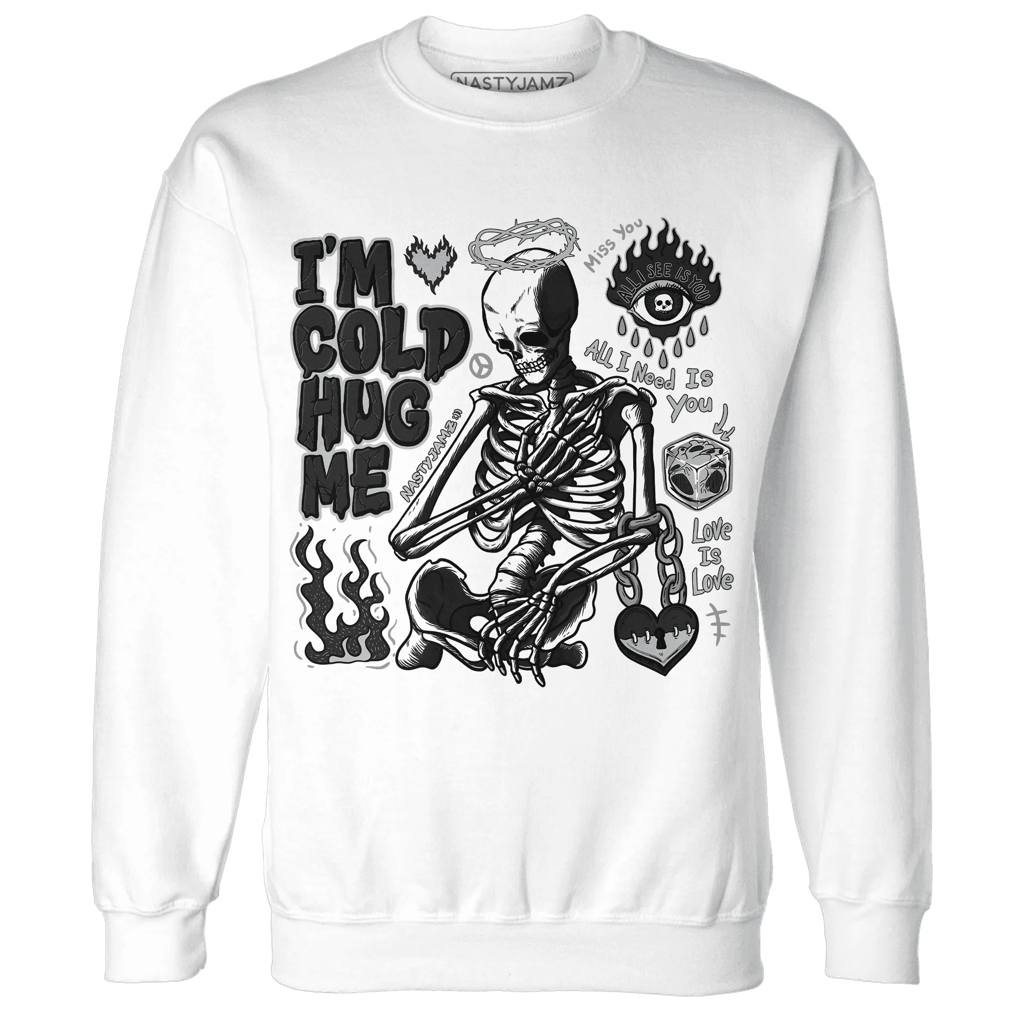 Wolf-Grey-12s-NastyJamz-Sweatshirt-Match-Im-Cold-Hug-Me