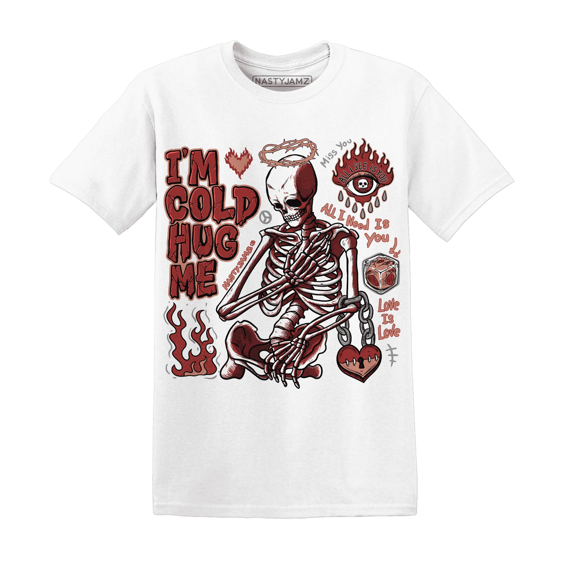 Dune-Red-13s-NastyJamz-T-Shirt-Match-Im-Cold-Hug-Me
