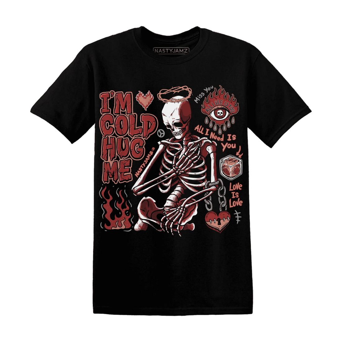 Dune-Red-13s-NastyJamz-T-Shirt-Match-Im-Cold-Hug-Me