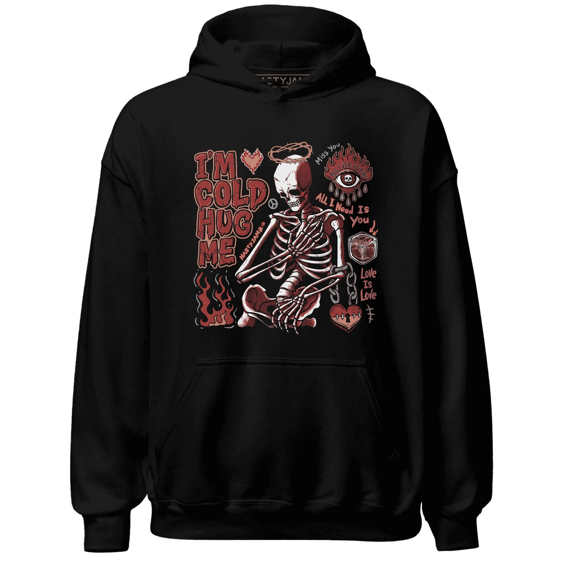 Dune-Red-13s-NastyJamz-Hoodie-Match-Im-Cold-Hug-Me