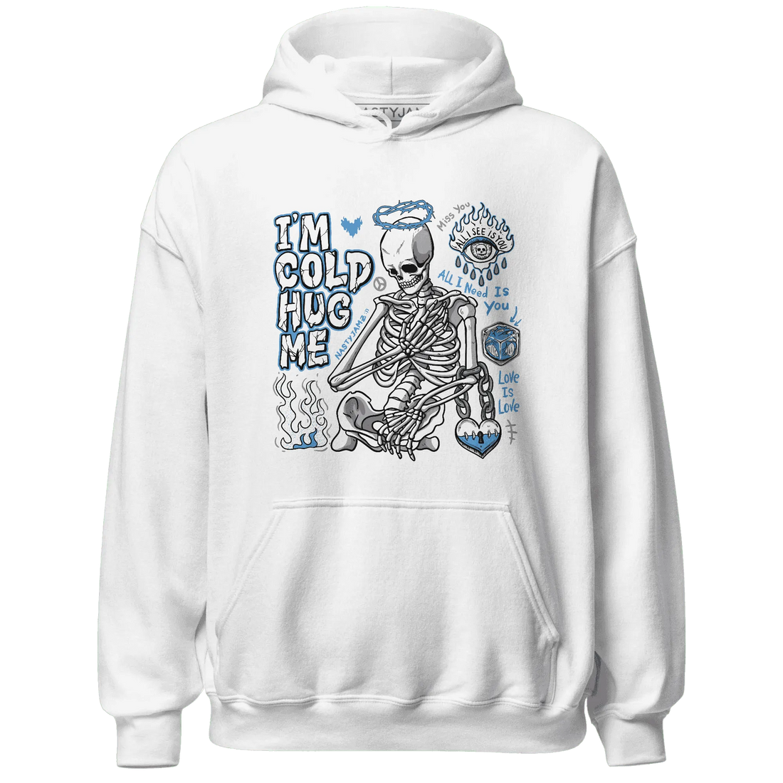 Carolina-Blue-Univercitii-17s-NastyJamz-Hoodie-Match-Im-Cold-Hug-Me