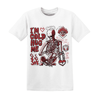 Black-Toe-Reimagined-Red-White-1s-T-Shirt-Match-Im-Cold-Hug-Me