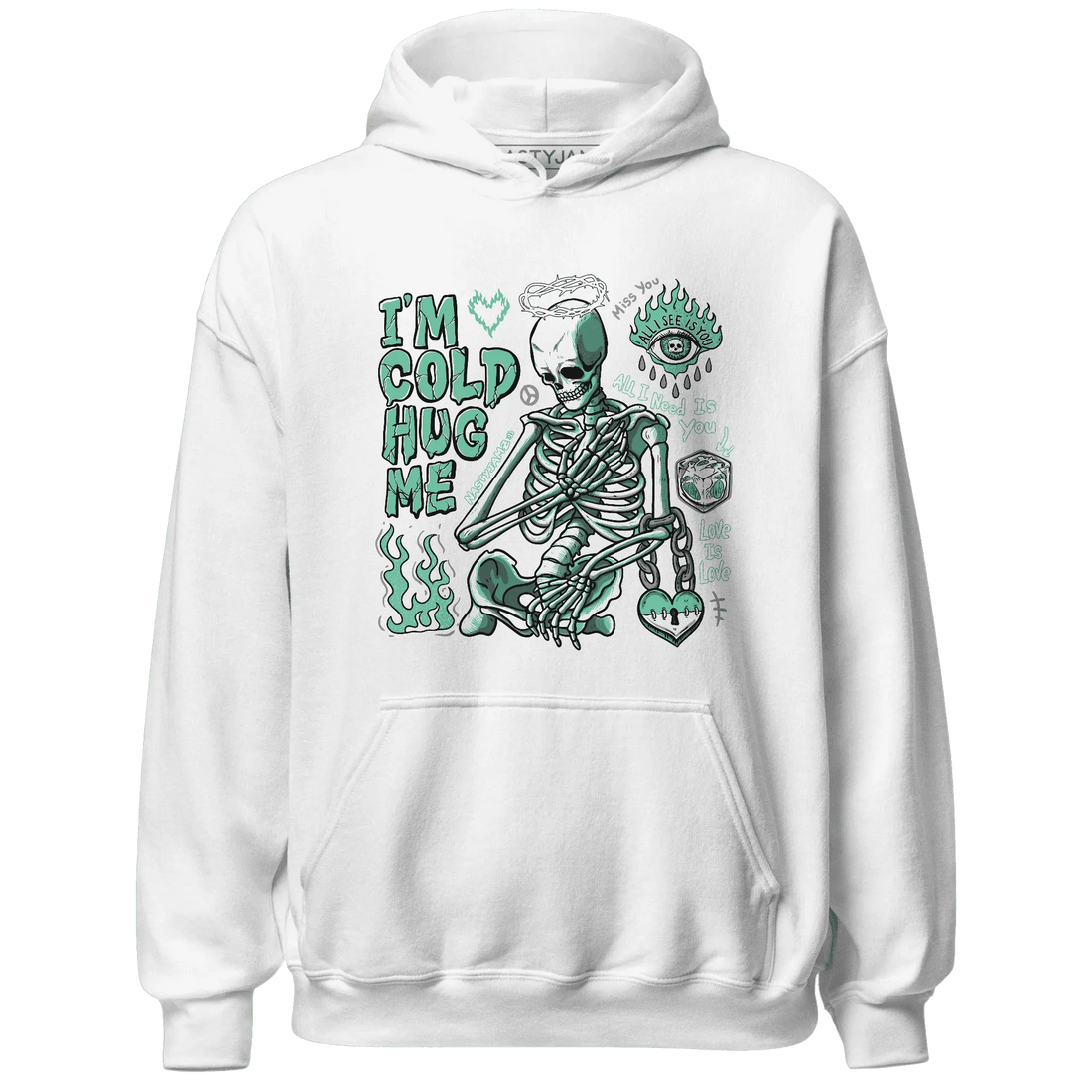 High-OG-Green-Glow-1s-NastyJamz-Hoodie-Match-Im-Cold-Hug-Me