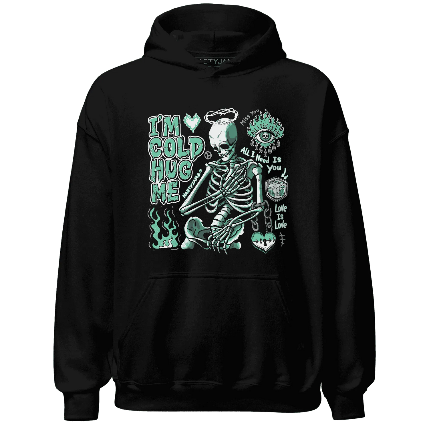 High-OG-Green-Glow-1s-NastyJamz-Hoodie-Match-Im-Cold-Hug-Me