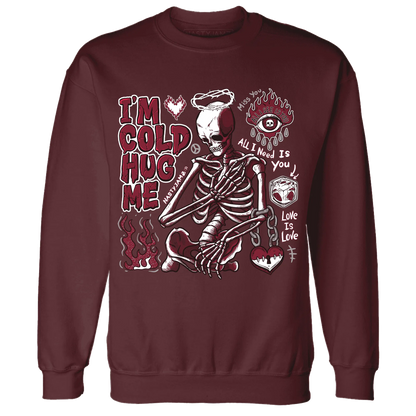 High-White-Team-Red-1s-NastyJamz-Sweatshirt-Match-Im-Cold-Hug-Me