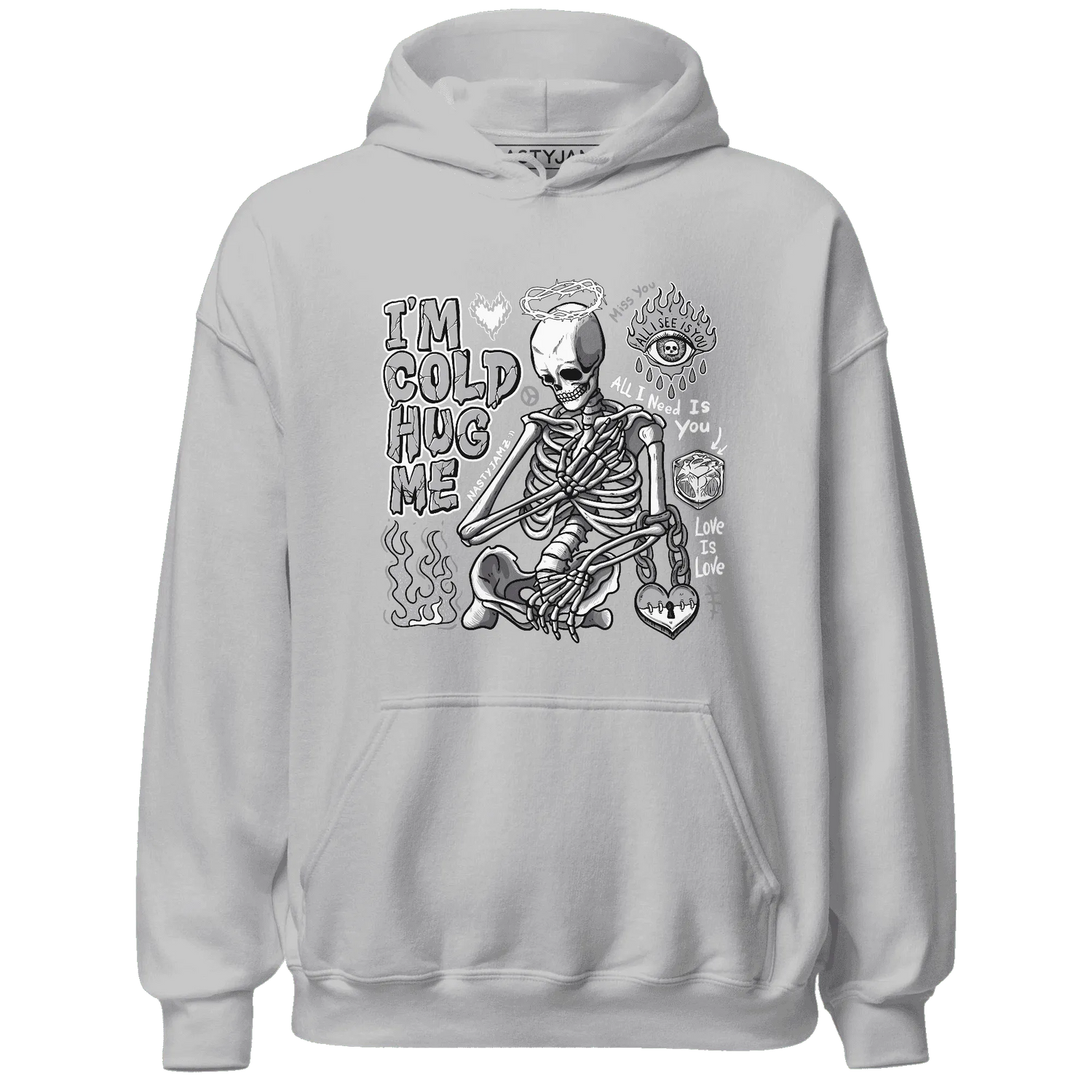 Wolf-Grey-1s-NastyJamz-Hoodie-Match-Im-Cold-Hug-Me