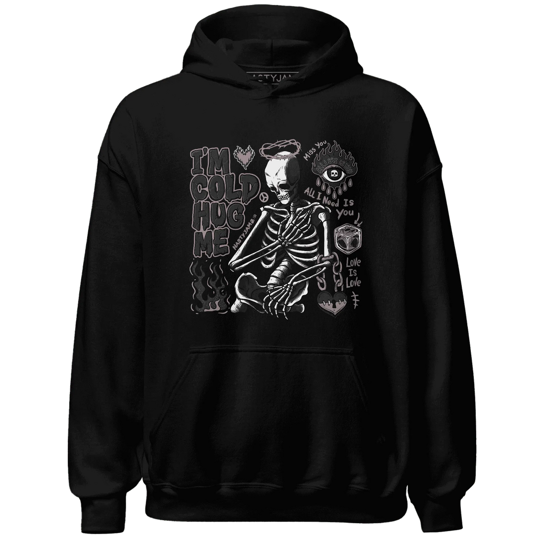 Black-Violet-Ore-3s-NastyJamz-Hoodie-Match-Im-Cold-Hug-Me