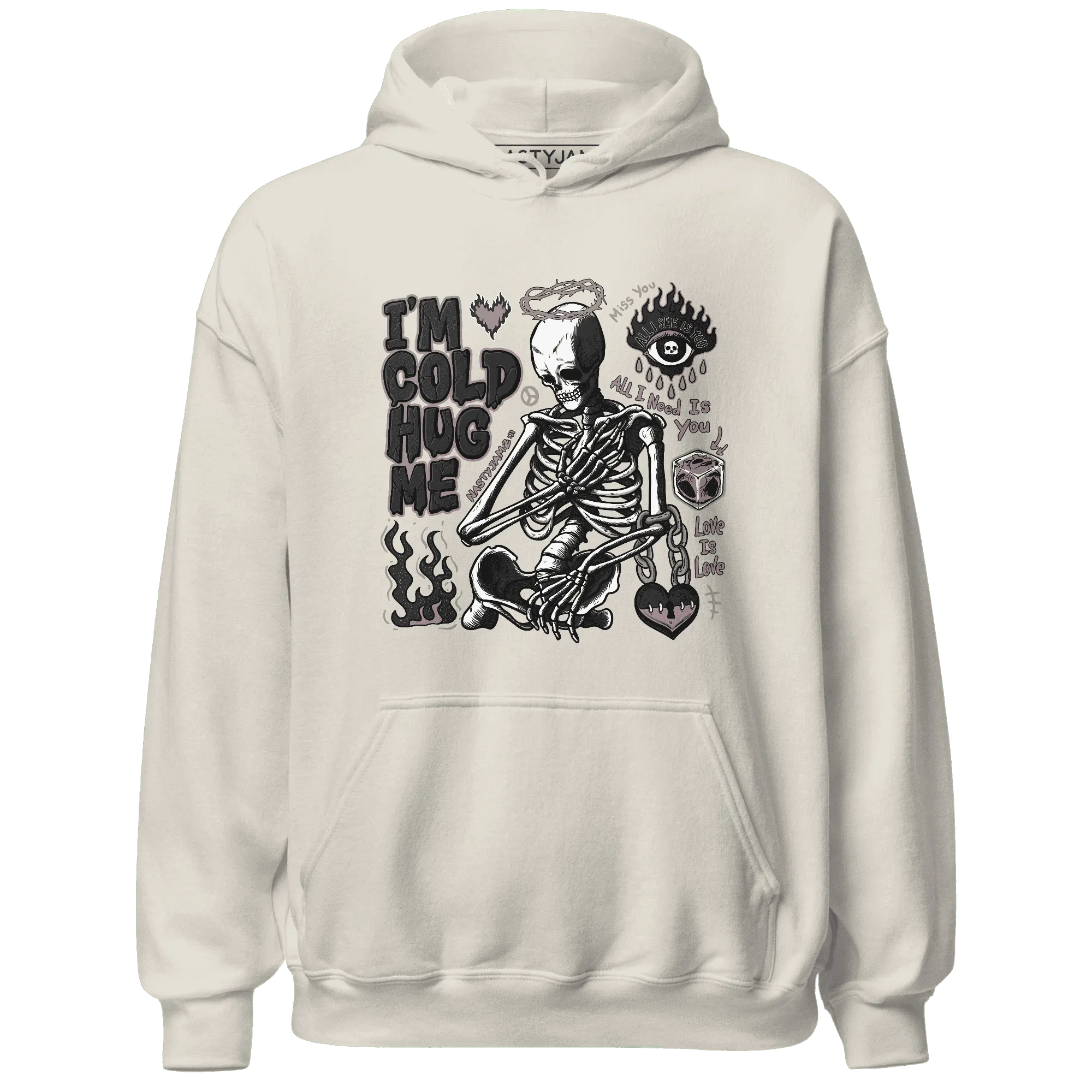 Black-Violet-Ore-3s-NastyJamz-Hoodie-Match-Im-Cold-Hug-Me