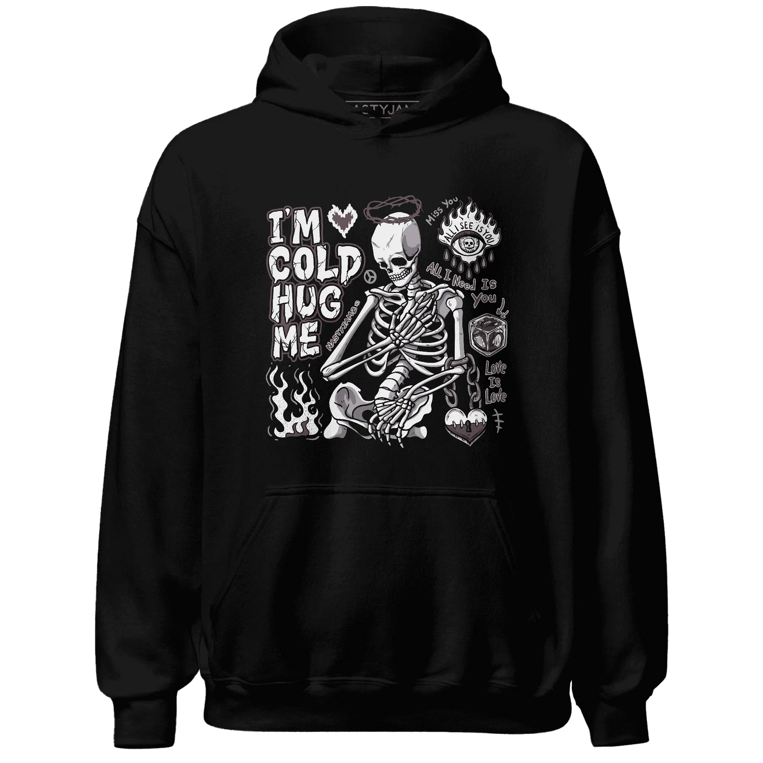 Burgundy-Crush-3s-NastyJamz-Hoodie-Match-Im-Cold-Hug-Me