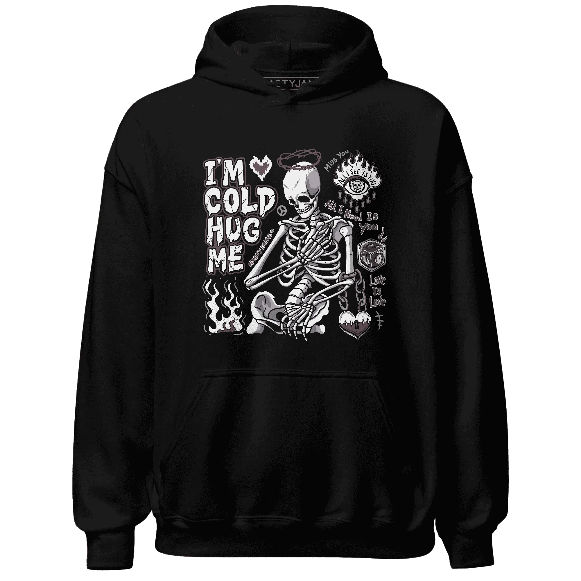 Burgundy-Crush-3s-NastyJamz-Hoodie-Match-Im-Cold-Hug-Me