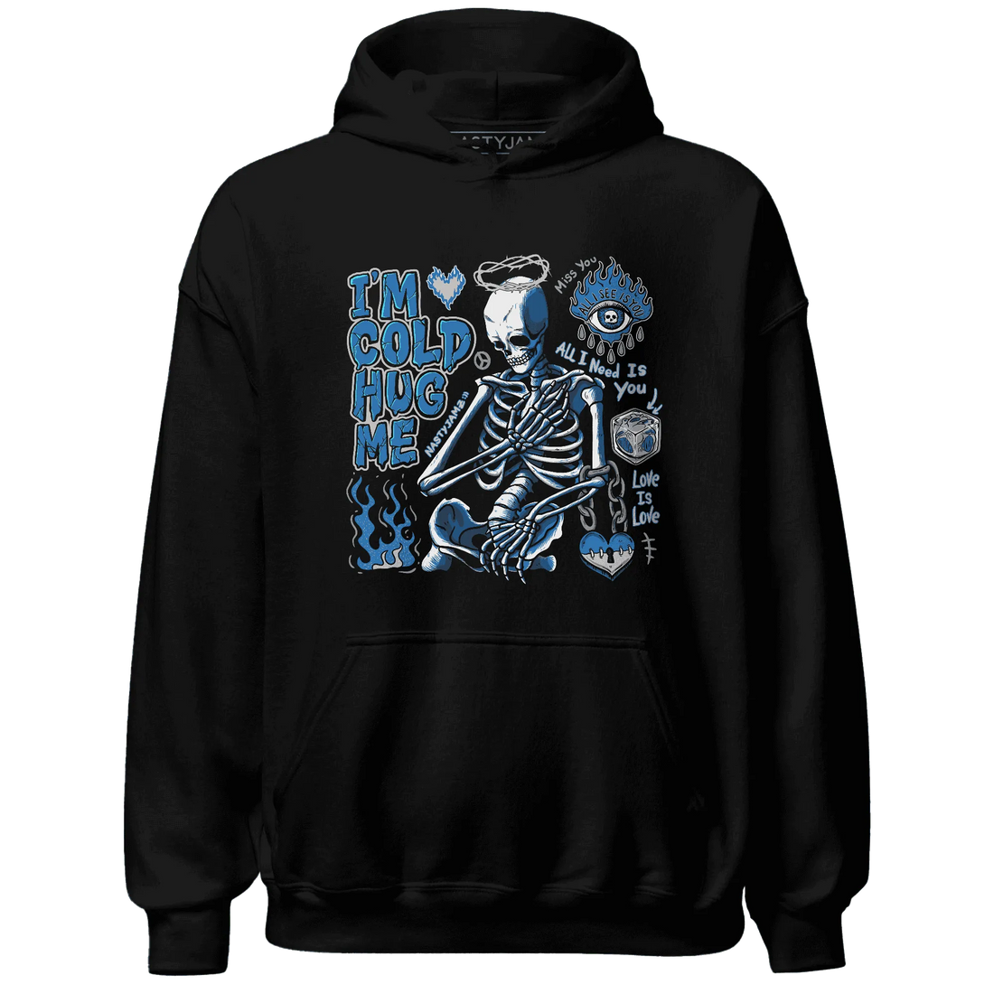 Industrial-Blue-4s-NastyJamz-Hoodie-Match-Im-Cold-Hug-Me