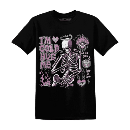 Orchid-Neutral-Grey-Black-White-4s-T-Shirt-Match-Im-Cold-Hug-Me