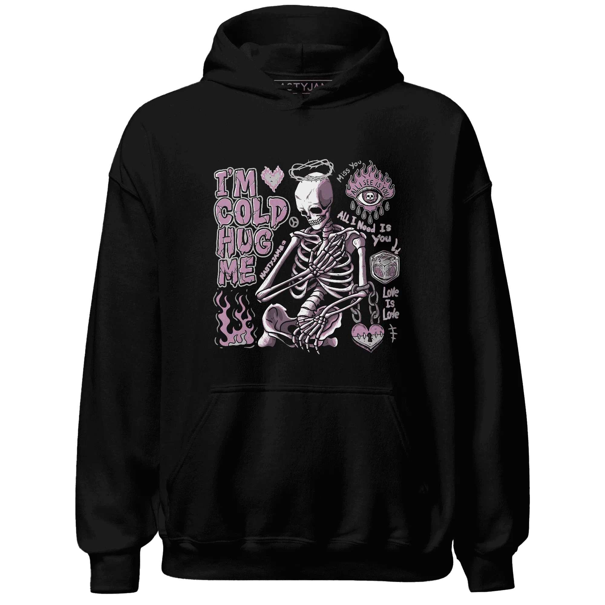 Orchid-Neutral-Grey-Black-White-4s-Hoodie-Match-Im-Cold-Hug-Me