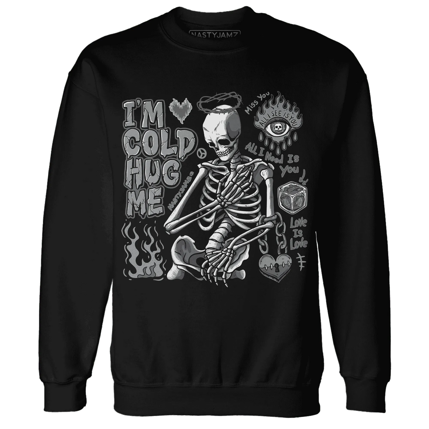 Paris-Cement-Olympics-4s-NastyJamz-Sweatshirt-Match-Im-Cold-Hug-Me