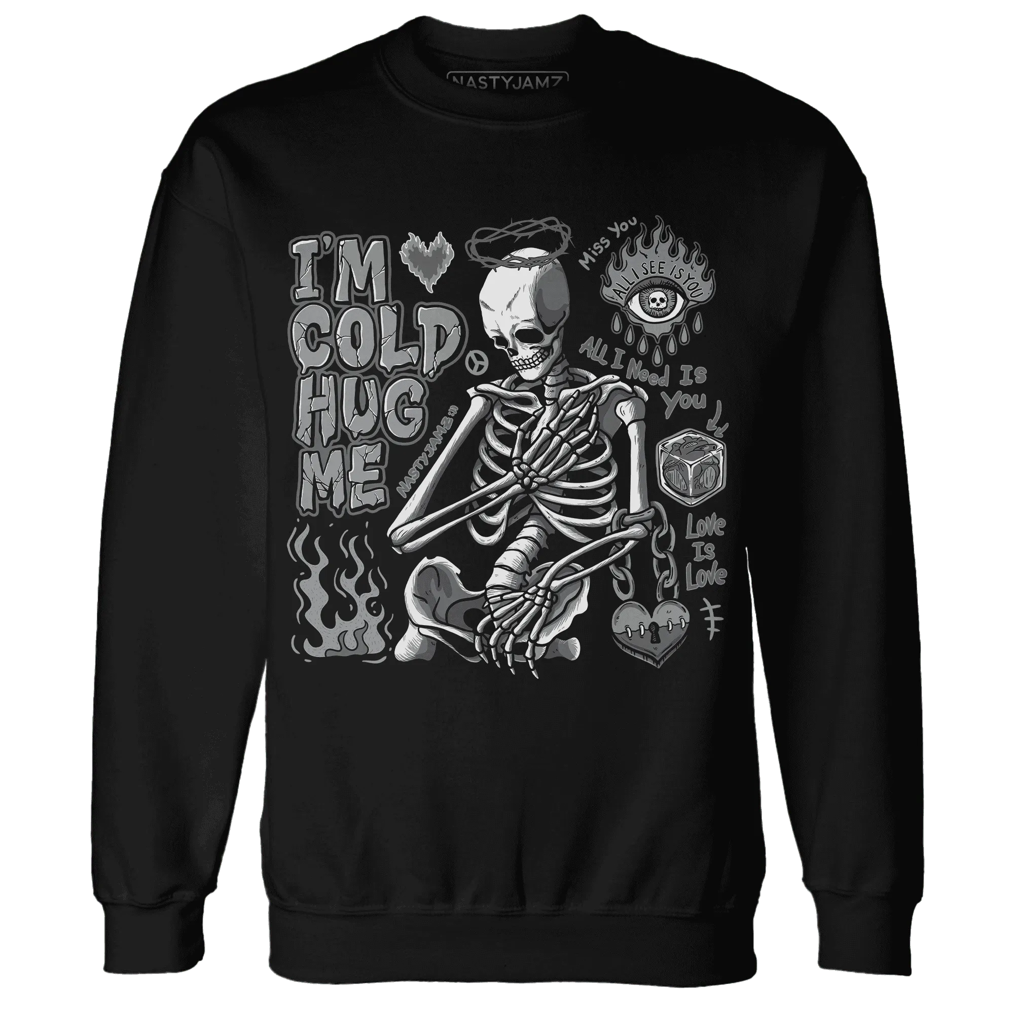 Paris-Cement-Olympics-4s-NastyJamz-Sweatshirt-Match-Im-Cold-Hug-Me