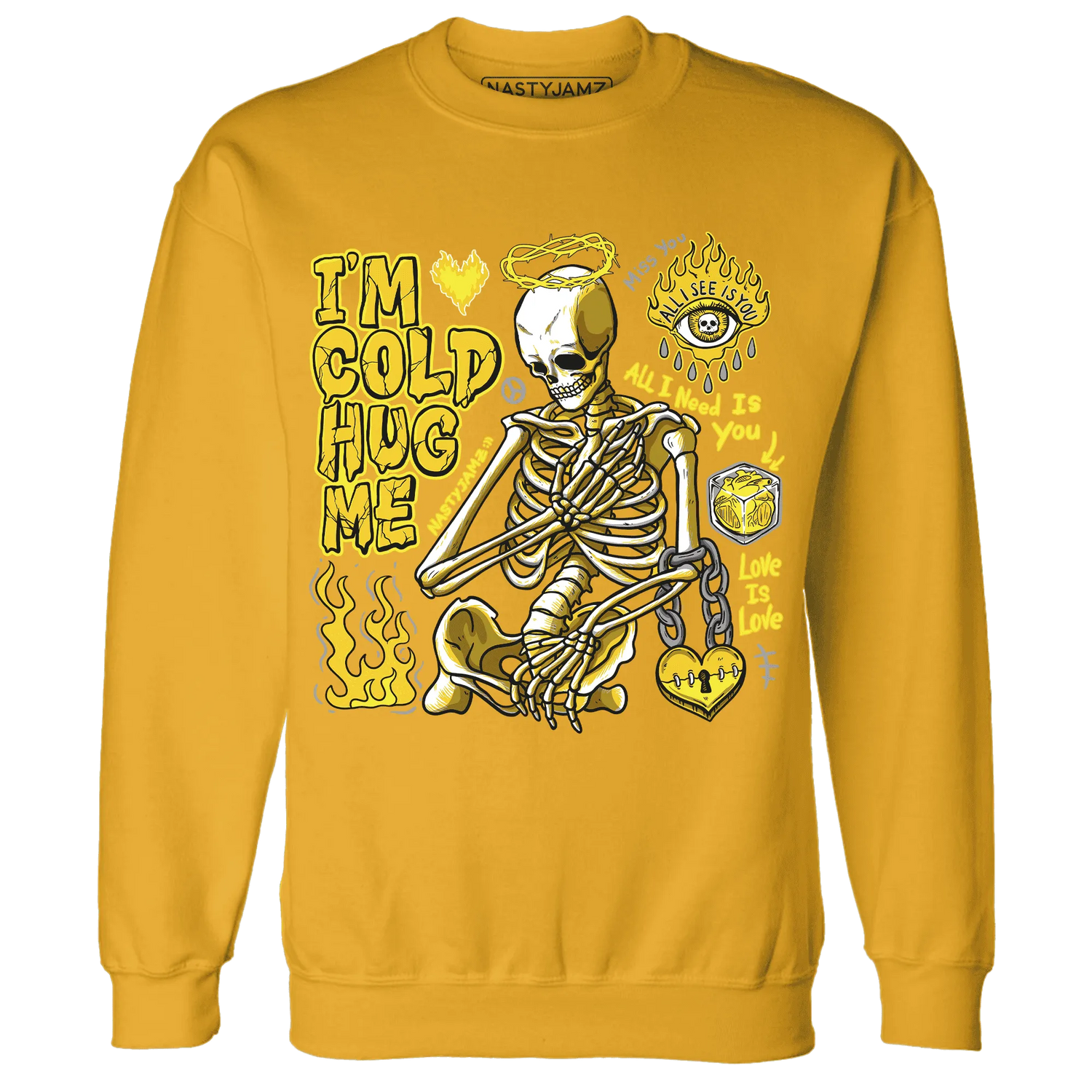 Vivid-Sulfur-4s-NastyJamz-Sweatshirt-Match-Im-Cold-Hug-Me