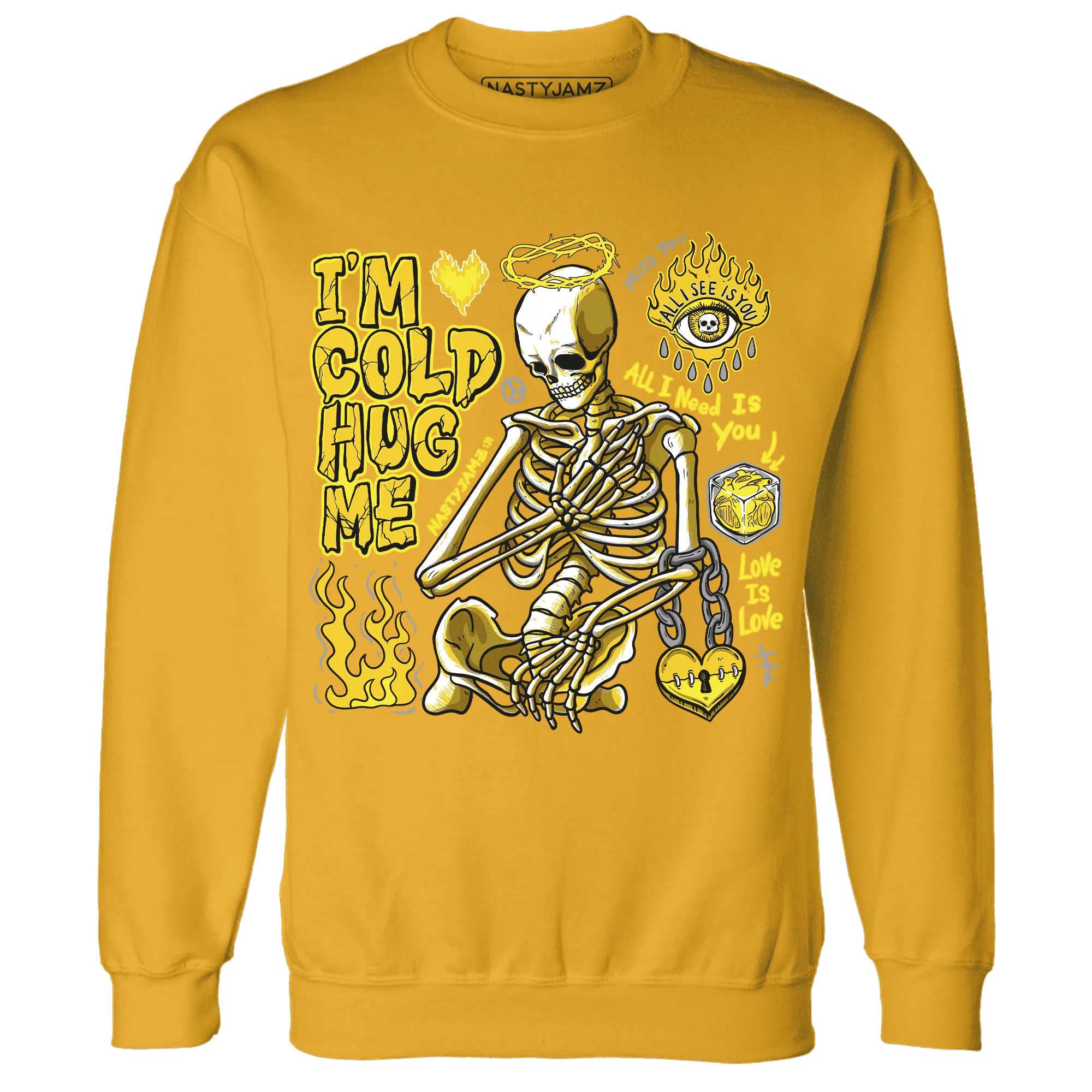 Vivid-Sulfur-4s-NastyJamz-Sweatshirt-Match-Im-Cold-Hug-Me