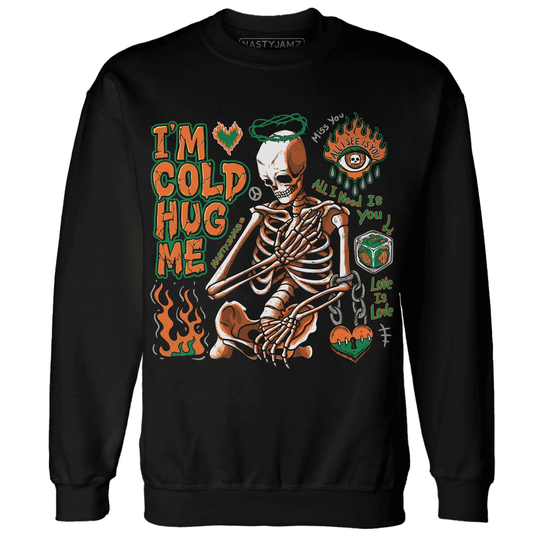 MAM-Hurricanes-5s-NastyJamz-Sweatshirt-Match-Im-Cold-Hug-Me