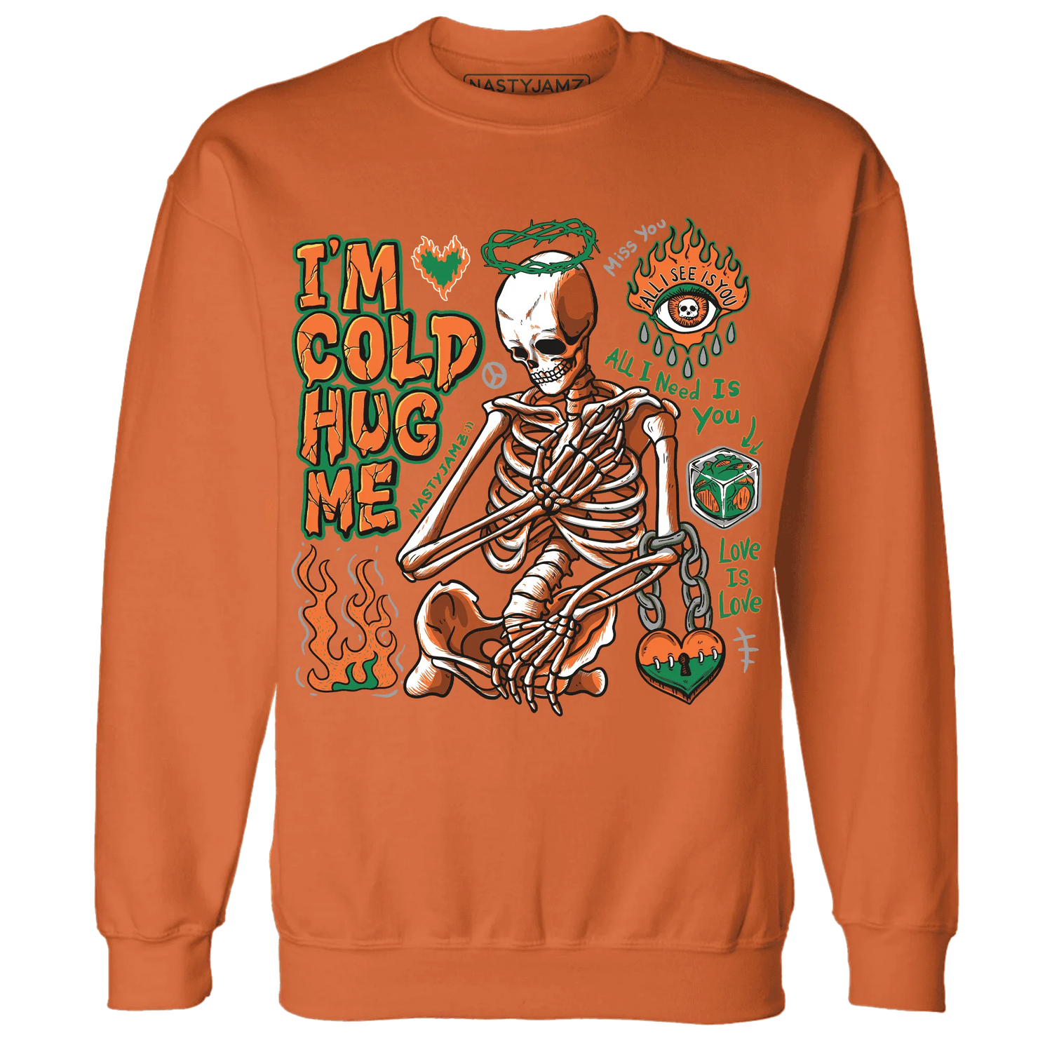 MAM-Hurricanes-5s-NastyJamz-Sweatshirt-Match-Im-Cold-Hug-Me