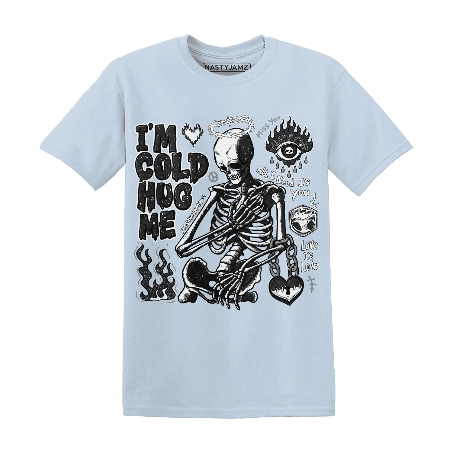 Reverse-Oreo-6s-NastyJamz-T-Shirt-Match-Im-Cold-Hug-Me