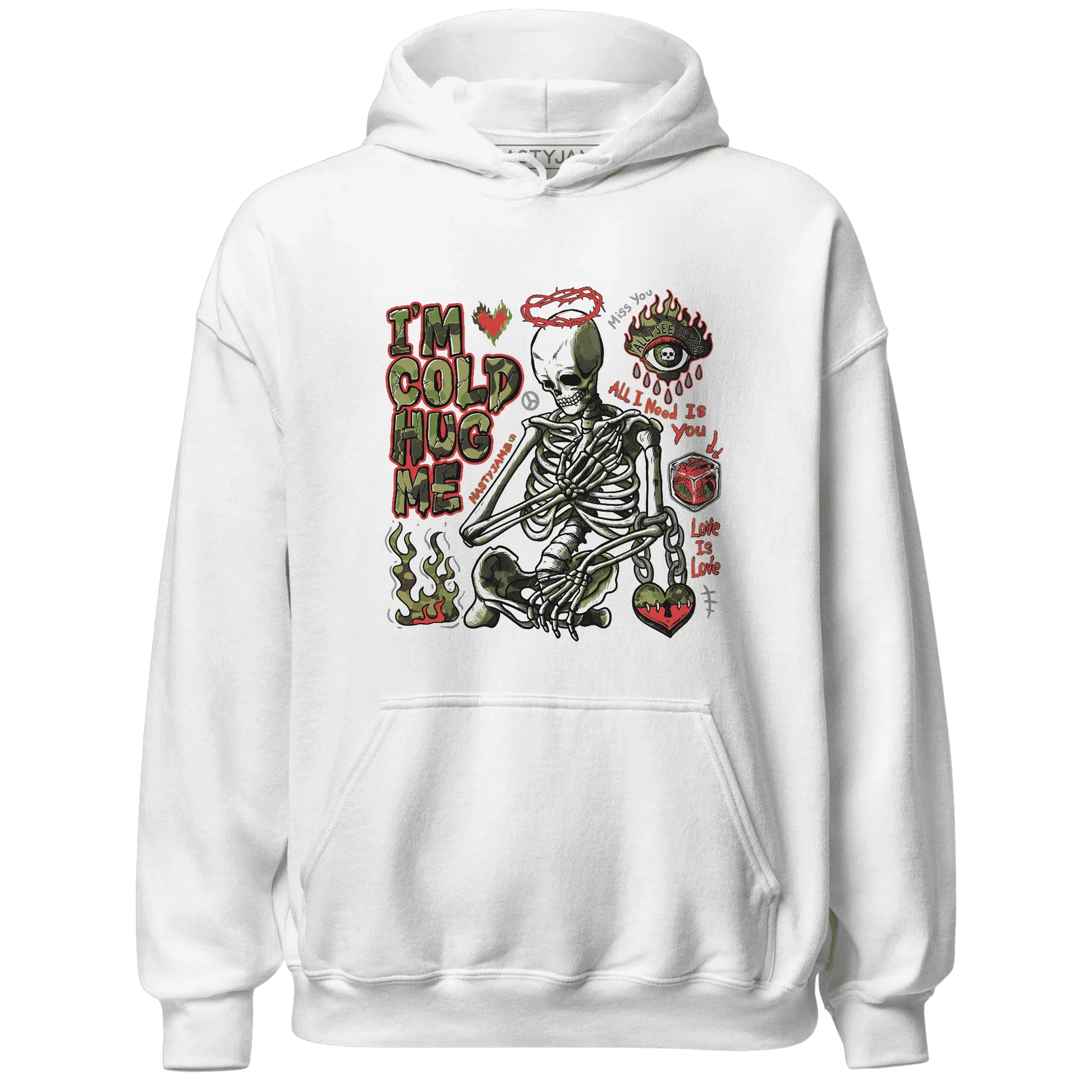 AM-90-Dark-Sage-Solar-Red-Hoodie-Match-Im-Cold-Hug-Me