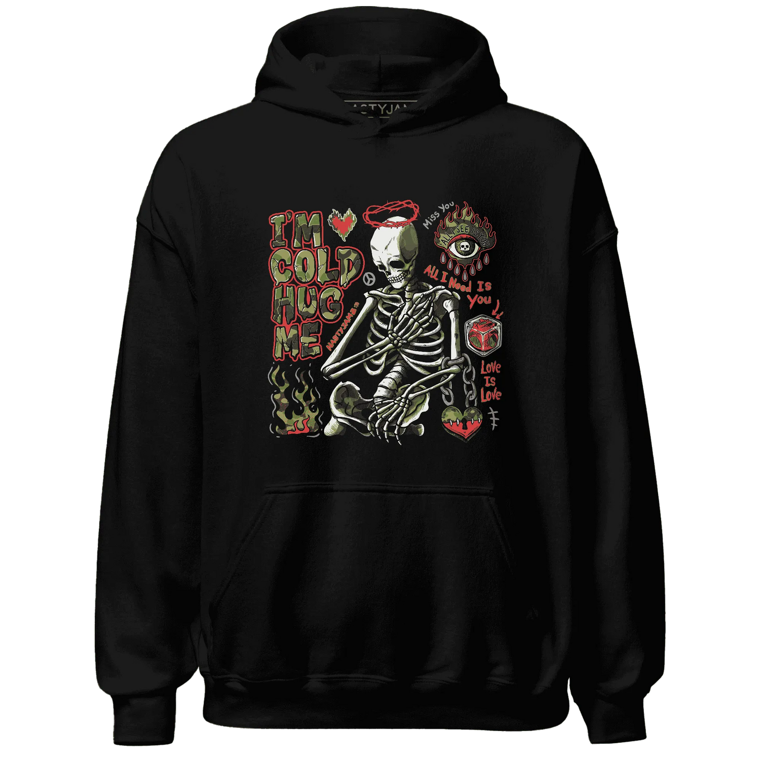 AM-90-Dark-Sage-Solar-Red-Hoodie-Match-Im-Cold-Hug-Me