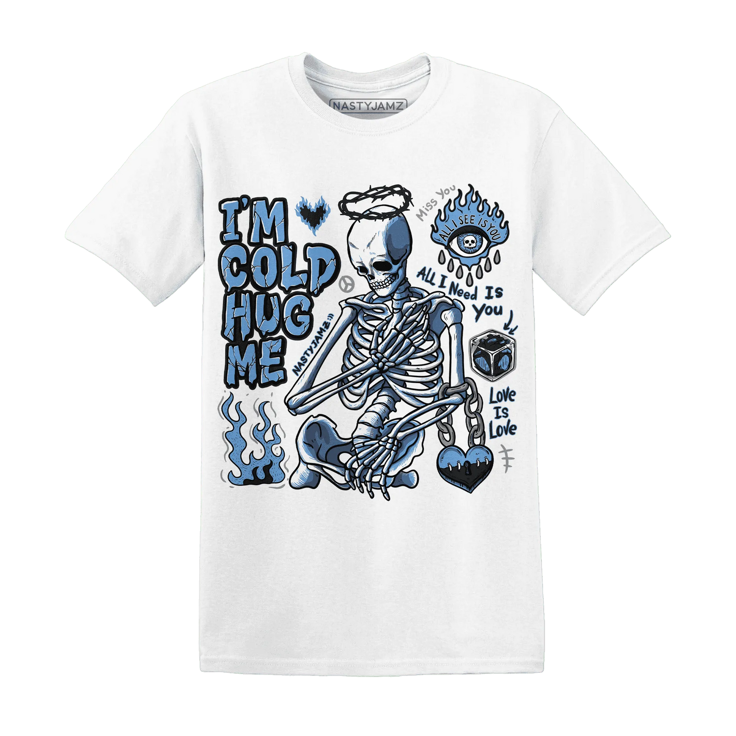 AM-Plus-Black-Univercitii-Blue-NastyJamz-T-Shirt-Match-Im-Cold-Hug-Me