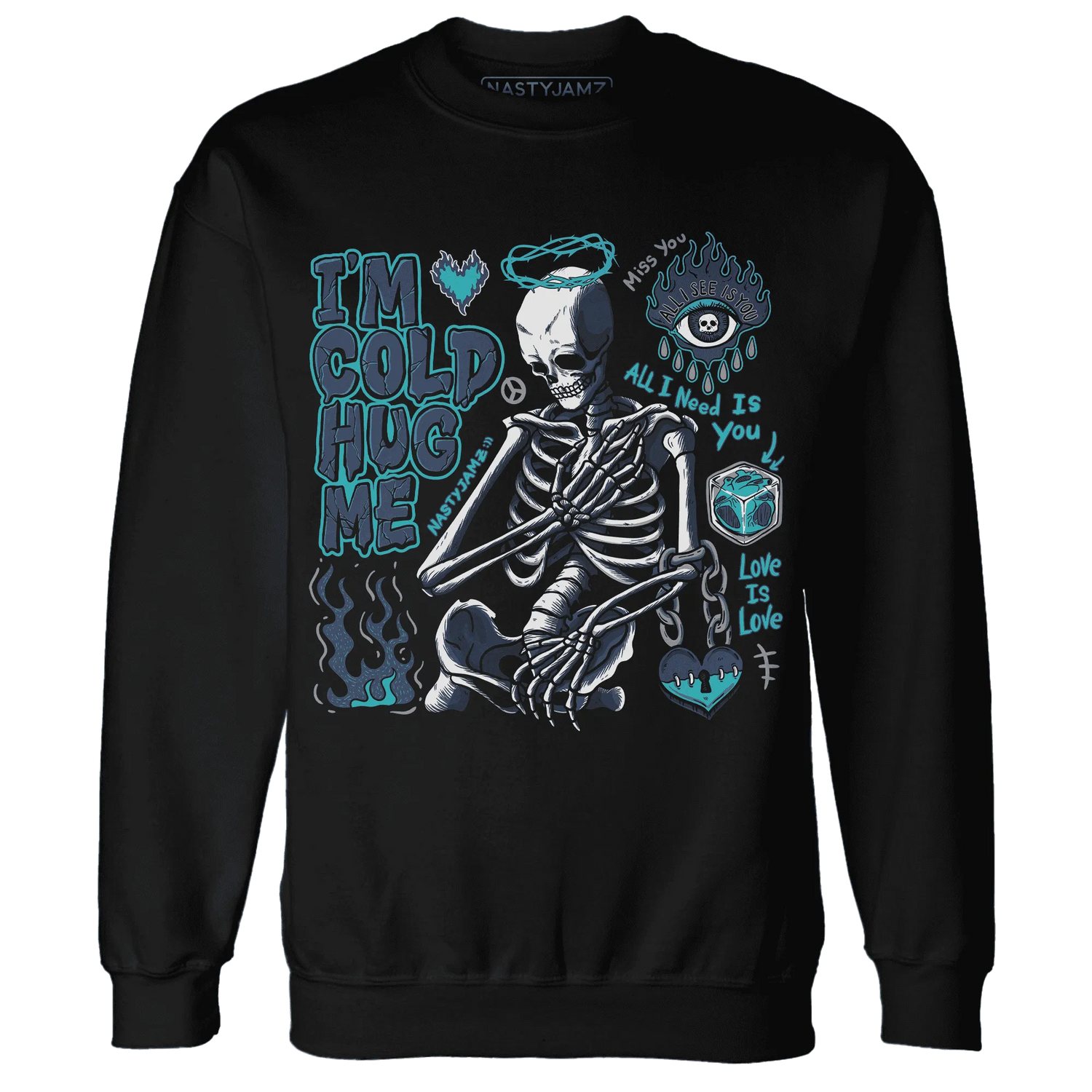 AM-Plus-Drift-Midnight-Navy-NastyJamz-Sweatshirt-Match-Im-Cold-Hug-Me