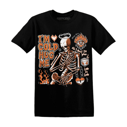 AM-TW-White-Orange-T-Shirt-Match-Im-Cold-Hug-Me