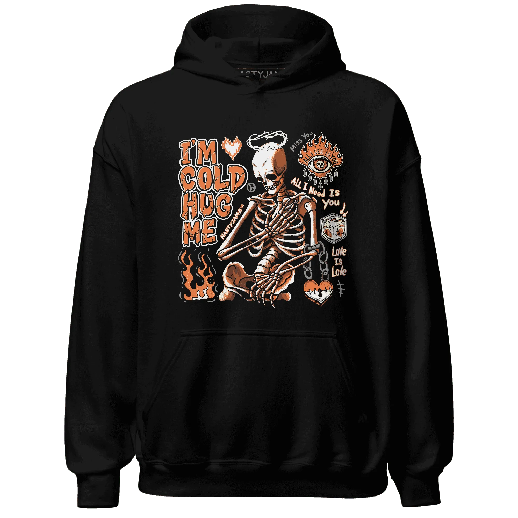 AM-TW-White-Orange-NastyJamz-Hoodie-Match-Im-Cold-Hug-Me