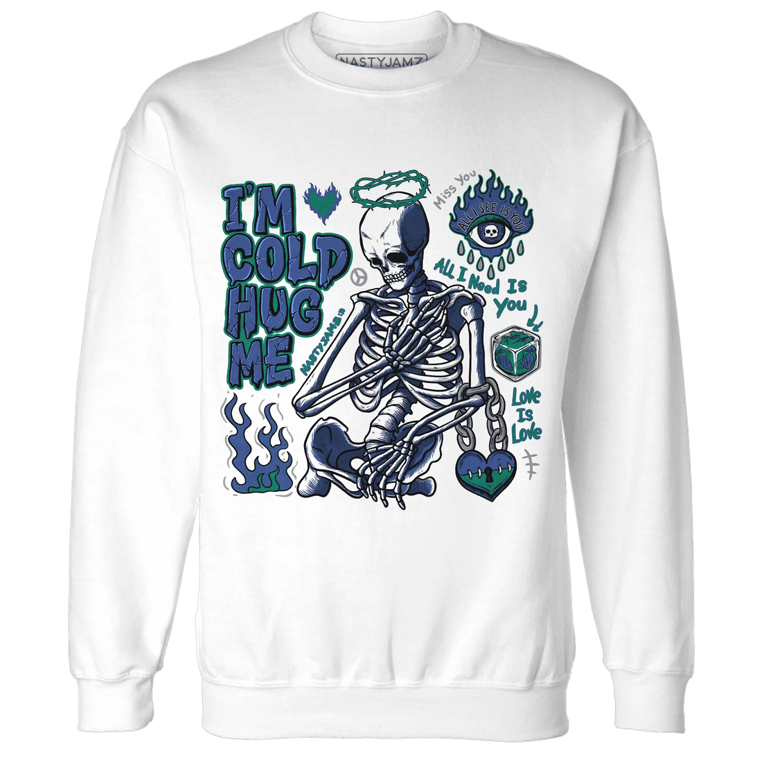 Dunk-Hyper-Royal-Malachite-Sweatshirt-Match-Im-Cold-Hug-Me