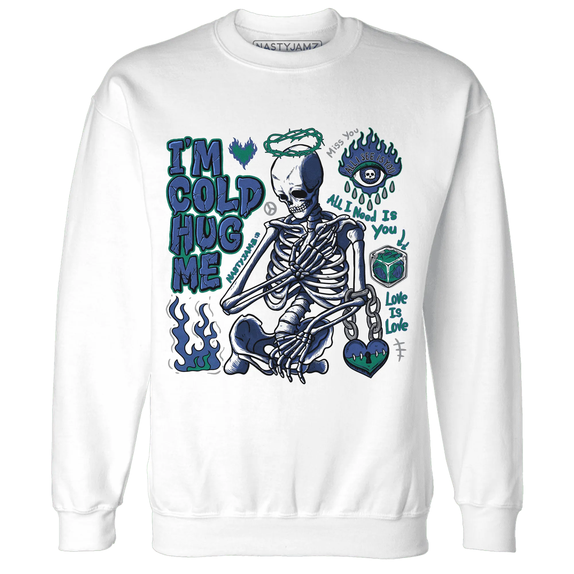 Dunk-Hyper-Royal-Malachite-Sweatshirt-Match-Im-Cold-Hug-Me