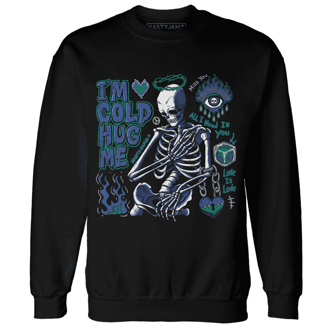 Dunk-Hyper-Royal-Malachite-Sweatshirt-Match-Im-Cold-Hug-Me
