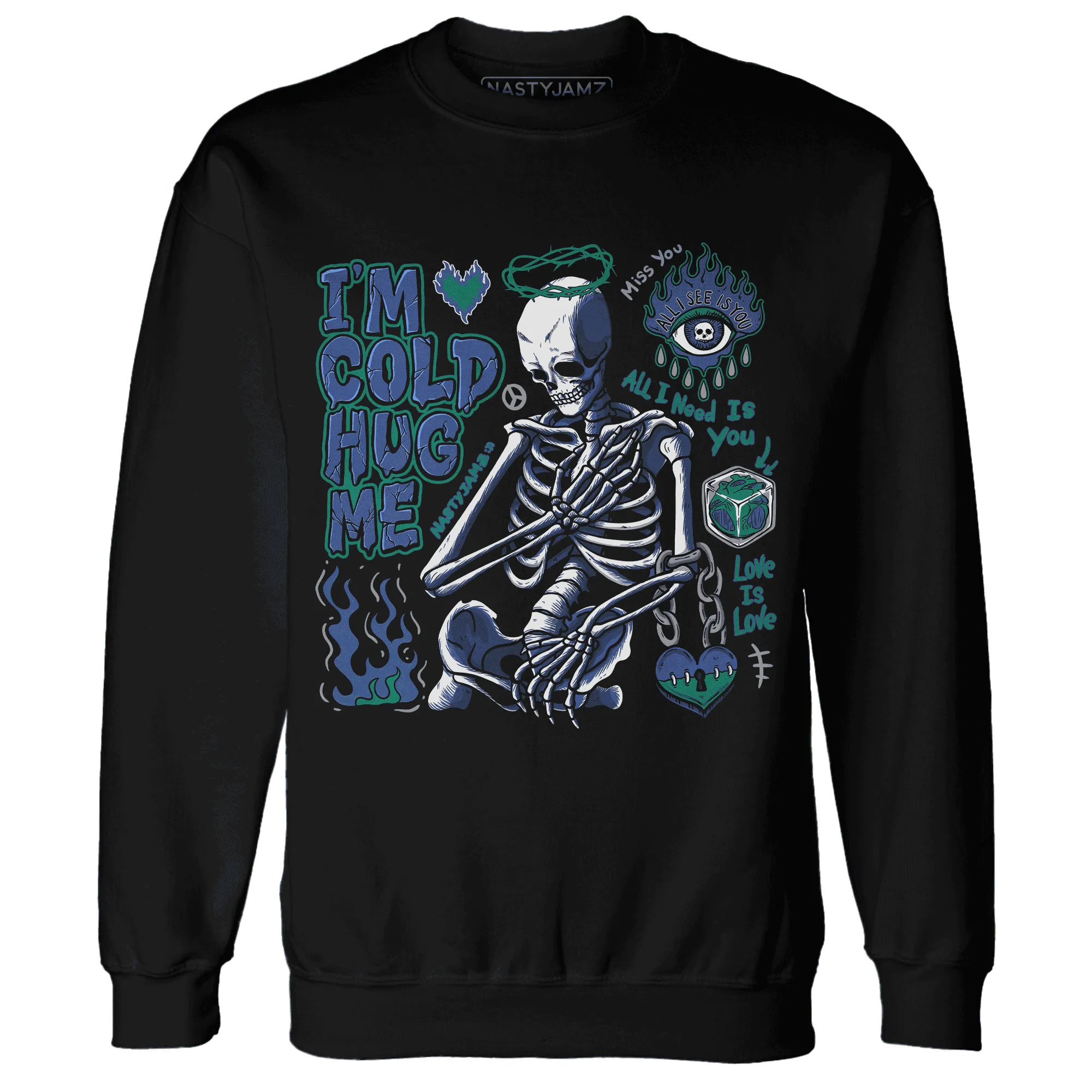 Dunk-Hyper-Royal-Malachite-Sweatshirt-Match-Im-Cold-Hug-Me