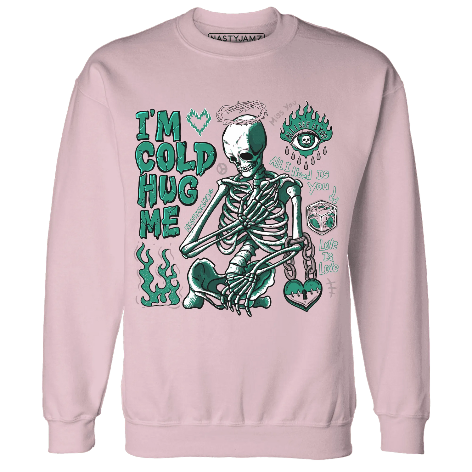 Dunk-Pink-Malachite-Medium-Soft-Low-Sail-NastyJamz-Sweatshirt-Match-Im-Cold-Hug-Me
