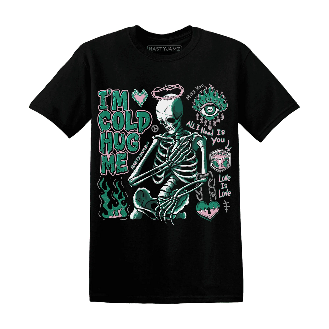 Dunk-Pink-Malachite-Medium-Soft-Low-Sail-NastyJamz-T-Shirt-Match-Im-Cold-Hug-Me