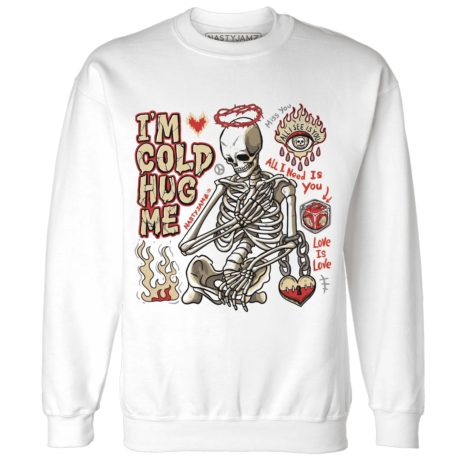 Dunk-Strawberry-Waffle-Sweatshirt-Match-Im-Cold-Hug-Me