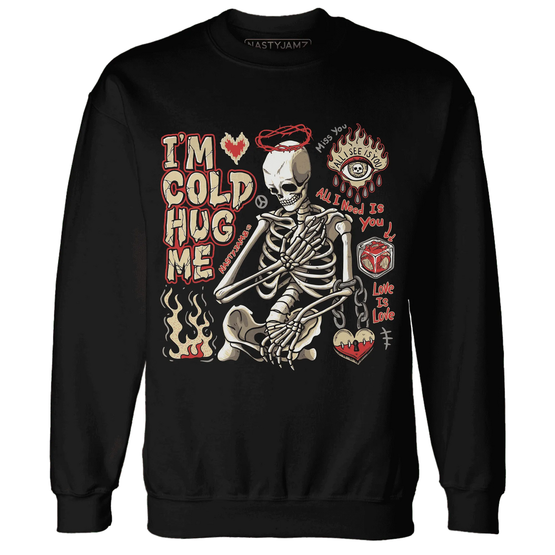 Dunk-Strawberry-Waffle-Sweatshirt-Match-Im-Cold-Hug-Me