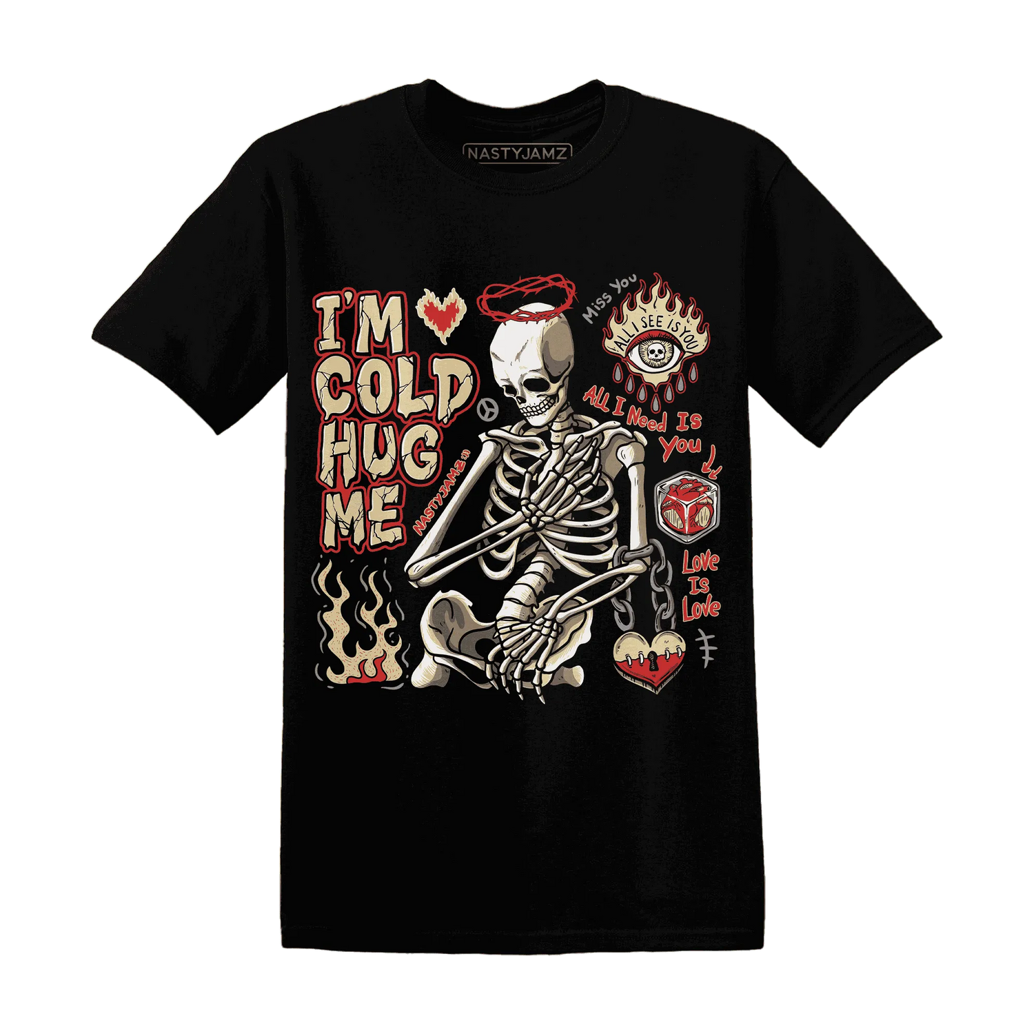 Dunk-Strawberry-Waffle-T-Shirt-Match-Im-Cold-Hug-Me