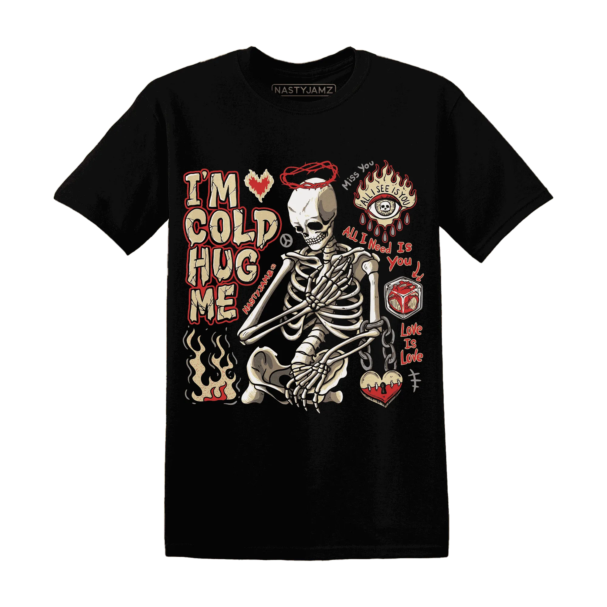 Dunk-Strawberry-Waffle-T-Shirt-Match-Im-Cold-Hug-Me