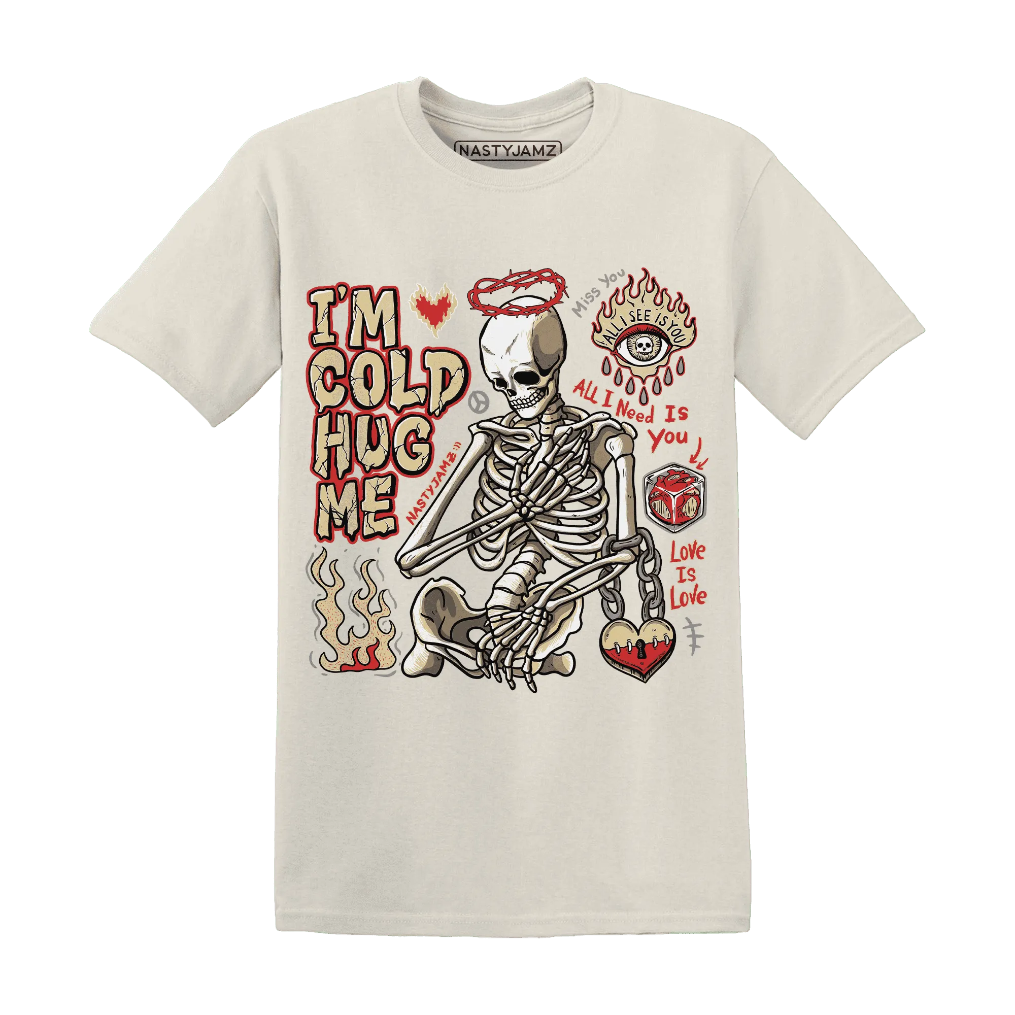 Dunk-Strawberry-Waffle-T-Shirt-Match-Im-Cold-Hug-Me