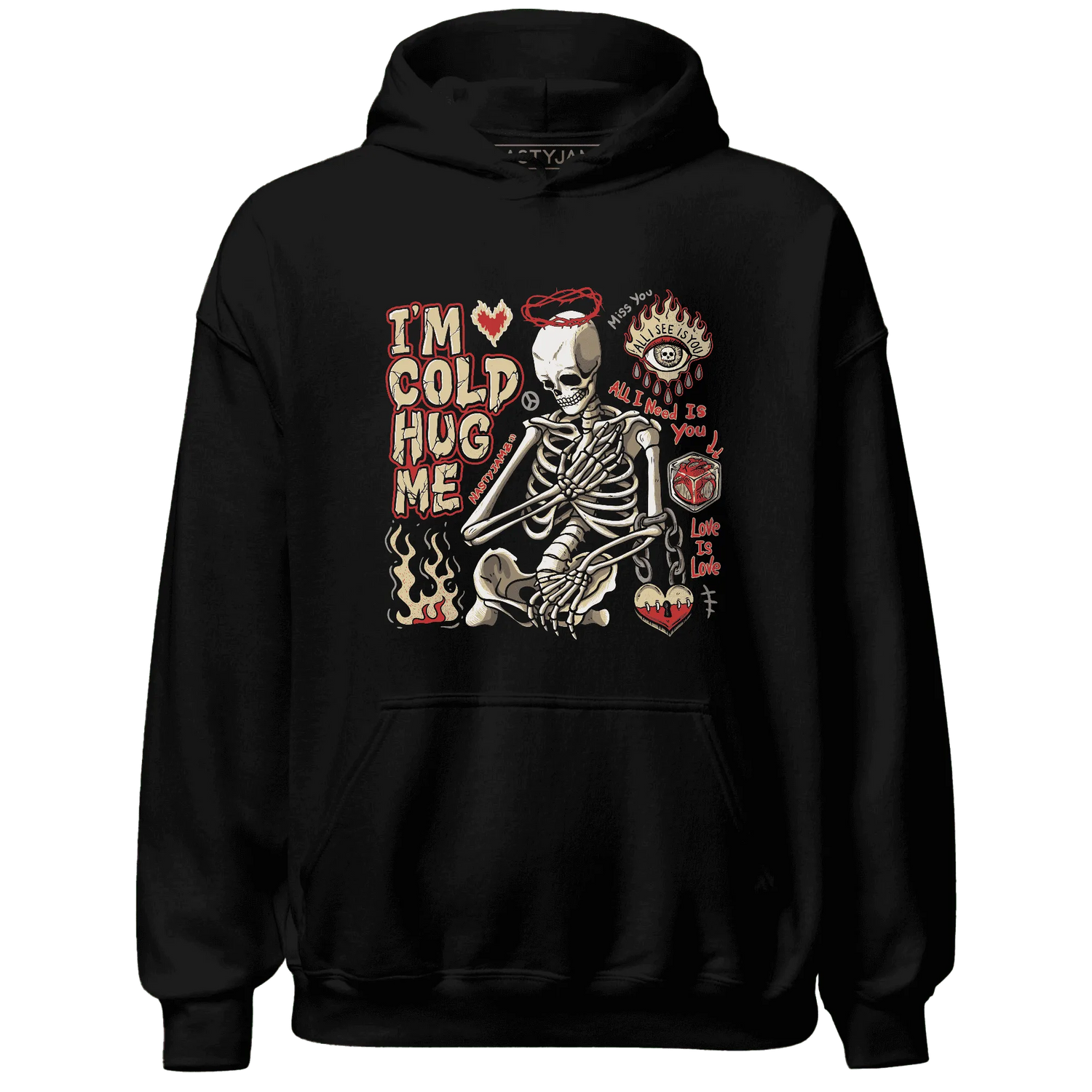 Dunk-Strawberry-Waffle-Hoodie-Match-Im-Cold-Hug-Me