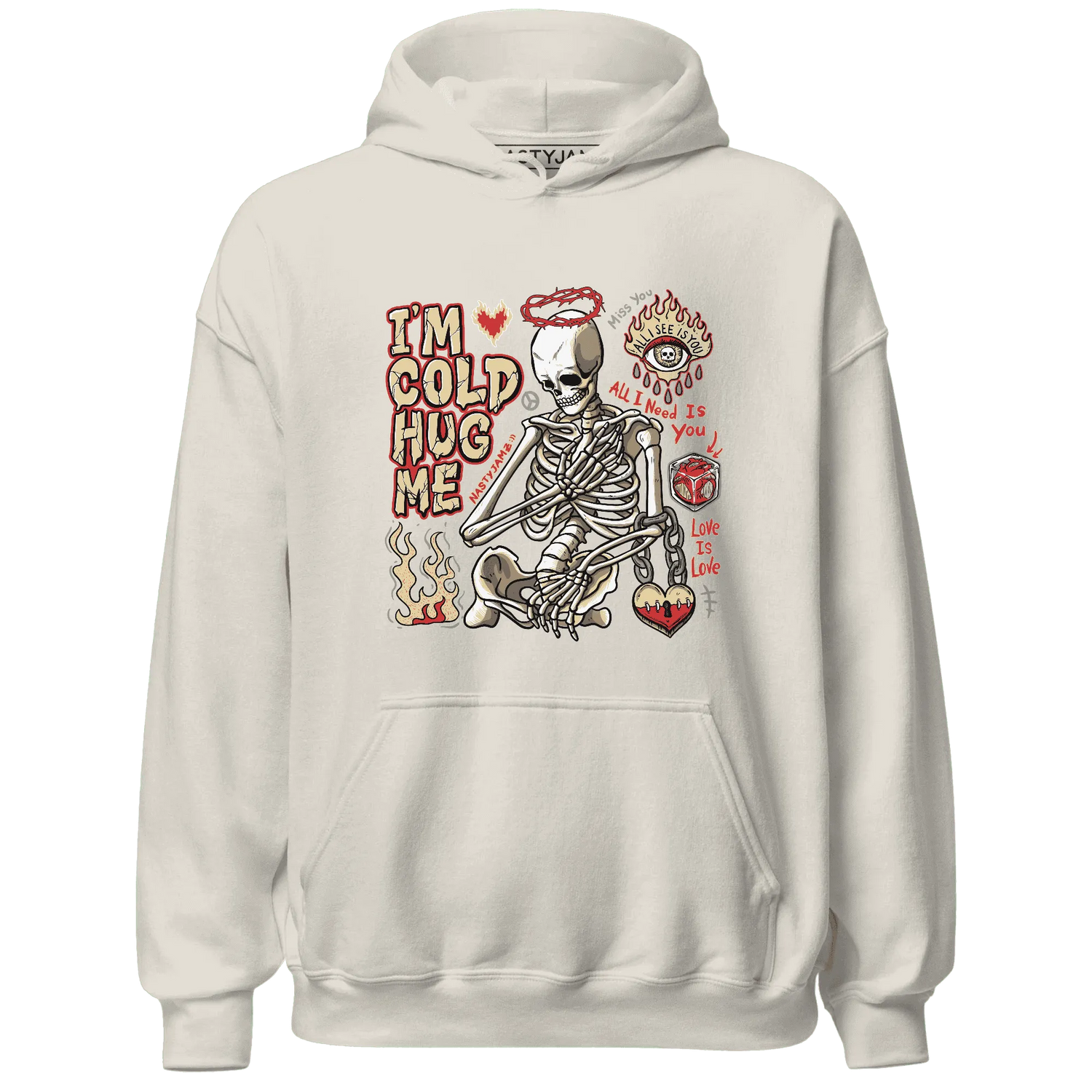 Dunk-Strawberry-Waffle-Hoodie-Match-Im-Cold-Hug-Me
