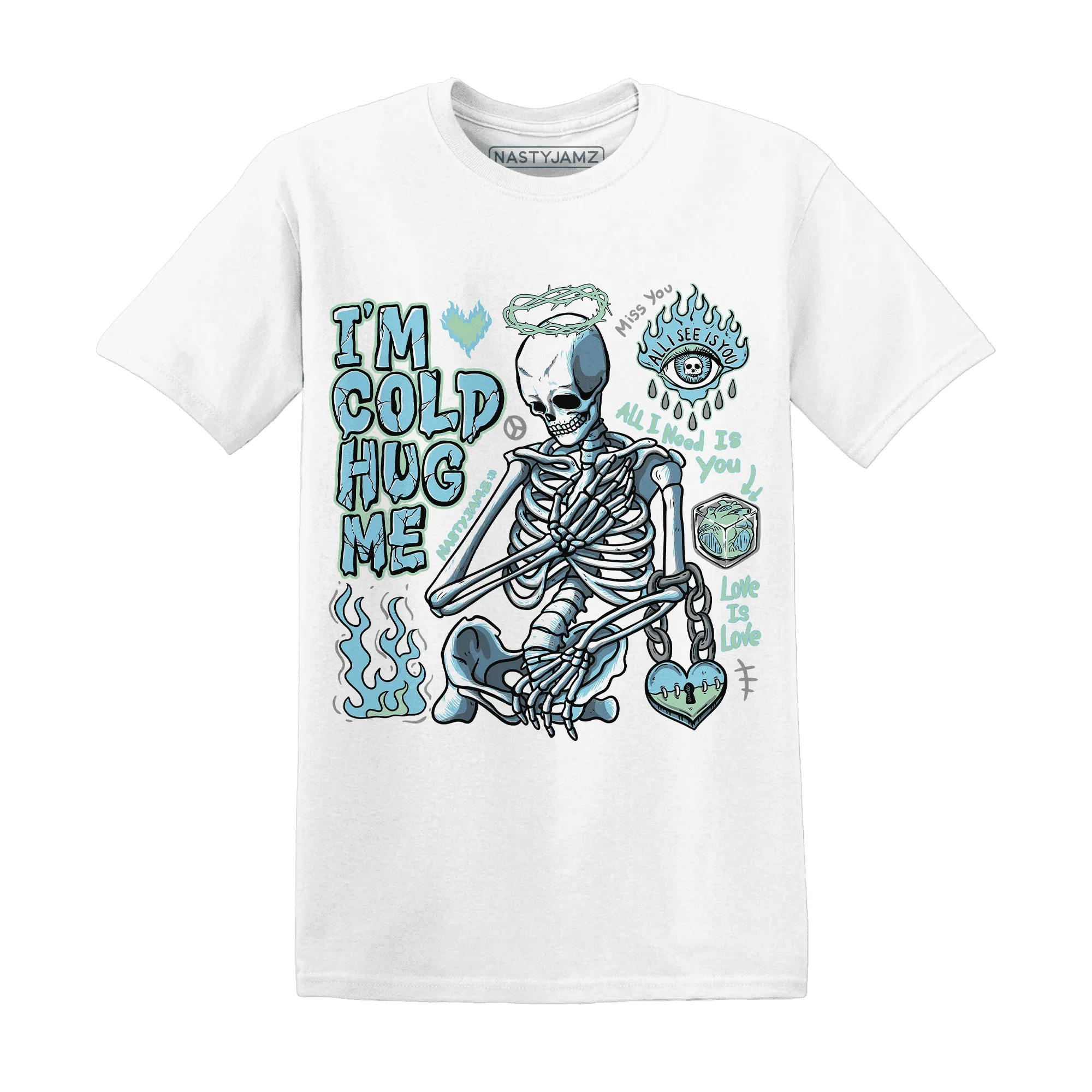 Dunk-Verdy-Visty-Blue-Gaze-Light-Arctic-T-Shirt-Match-Im-Cold-Hug-Me