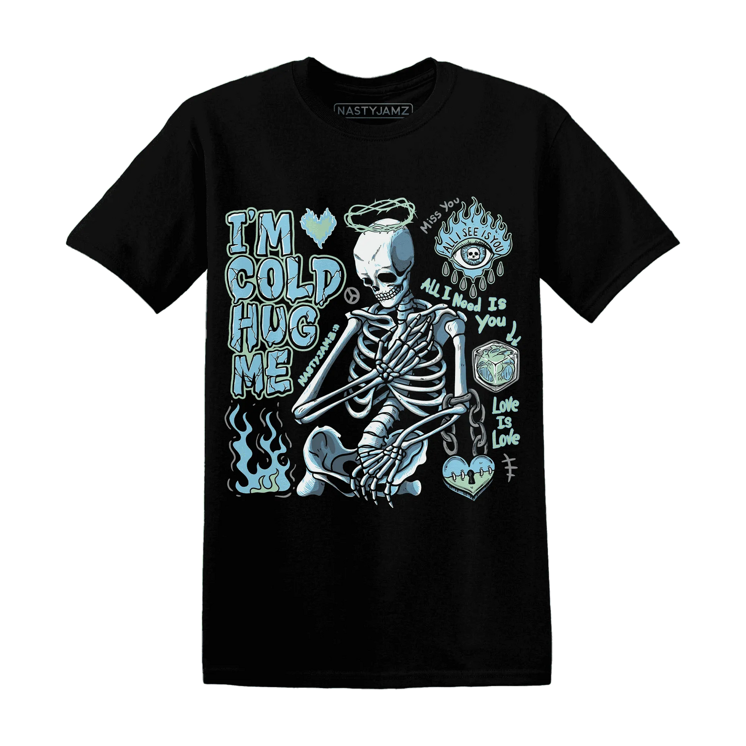 Dunk-Verdy-Visty-Blue-Gaze-Light-Arctic-T-Shirt-Match-Im-Cold-Hug-Me